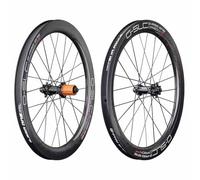 BMX Disc Brake Wheel Set 406 451 Carbon Fiber Wheelset 42mm Folding Bike Rims Ceramic Bearings Hub Support For 8/9/10/11 Speed Cassette 100/135mm QR(451)