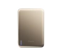 BMX External Battery SolidSafe Air 5000 mAh2 15W Titanium Finish