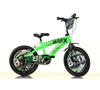 BMX style 14inch Bike black/green