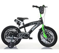 BMX style 14inch Bike black/green