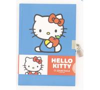 BN - Hello Kitty A5 Blue Kitten Lockable 80 Page Lined Notebook