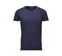 Jack and Jones Men's Basic O-Neck Short Sleeve T-Shirt, Navy Blue, X-Large