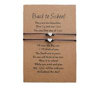 Bn0151-09l Bracelet Plus Card Mother Bracelet Set For 2 First Day Of School Bracelet Mommy And Me Bracelets For Mother 90's Earrings