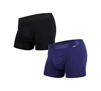 BN3TH Men's Classics Trunk 2-Pack, Black Navy, Small