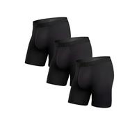 BN3TH Super Soft Mens Underwear - with 3D Comfort Support Pouch with Pro Ionic Anti -Odour Tech | Sweat Wicking Fabric & Flatlock Stiched so Chafe-free (UK, Alpha, M, Regular, Regular, Black)