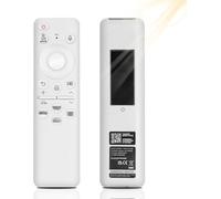 BN59-01432A Replacement Remote Control for Samsung, universal solar voice remote control for Samsung Smart TVs with 4 shortcut buttons, compatible with 2021-2022 Smart 4K HD TV, White