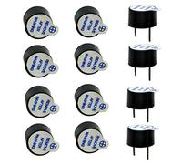 bnafes Super Loud 5V Active Alarm Buzzer Beeper Tracker 9X5.5mm for FPV Racing Drone RC Quadcopter PDB Flight Control (12 PCS)