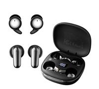 BNARQP 2 Pairs AI Translation Earbuds Real Time, 2-in-1 Translator Earbuds 135 Language Translating Headphones, Bluetooth Tiny Size Invisible Headphones for Travel Learning Sleep and Sports MS108