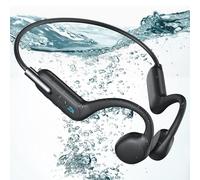 BNARQP Swimming Headphones, Bone Conduction Headphones, Open Ear Headphones IP68 Waterproof Wireless Bluetooth 5.3 built-in MP3 Player 32G, Waterproof Headphones for Swimming, Running, Cycling
