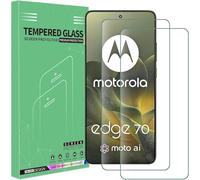 BNBUKLTD 2 Pack Screen Protector for Motorola Edge 70 Tempered Glass Film, 2-Pack Protective Film 9H Hardness,Shatterproof,Anti Fingerprints,No Bubbles