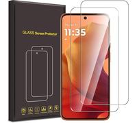 BNBUKLTD 2 Pack Screen Protector for Motorola Moto G96 G86 G56 Edge 60 Pro 60s Fusion G15 G05 E15 G75 G55 G35 G85 E14 50 Ultra Tempered Glass Film Shatterproof,No Bubbles (Motorola Moto G35)