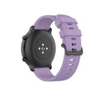 BNBUKLTD 20mm Strap For Huami Amazfit BIP/Lite/GTR 42mm / GTS 1/2/3/4/ GTS 1/2/3/4 Mini/BIP U/S/GTS 2e/ Bip 3/3 Pro/Active 2, Soft Silicone Sport Band Soft (Purple)