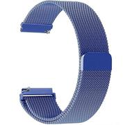 BNBUKLTD 20mm Strap For Radley London Series 5/6/7/11/19/20/32/46/56 Metal Mesh Band Strap Loop Magnetic (Blue)