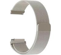 BNBUKLTD 20mm Strap For Radley London Series 5/6/7/11/19/20/32/46/56 Metal Mesh Band Strap Loop Magnetic (Champagne)