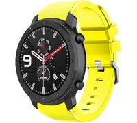 BNBUKLTD 20mm Strap For Radley London Series 5/6/7/11/19/20/32/46/56 Soft Silicone Sport Band Classic Buckle (Yellow)