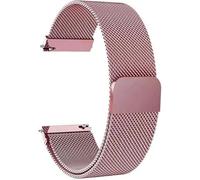 BNBUKLTD 20mm Strap For Reflex Active Series 4 5 6 7 9 10 12 13 14 15 17 23 26 31 42 44 Metal Mesh Band Strap Loop Magnetic (Pink)