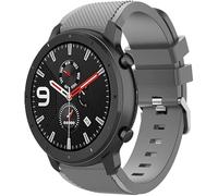 BNBUKLTD 20mm Strap For Reflex Active Series 4 5 6 7 9 10 12 13 14 15 17 23 26 31 42 44 Soft Silicone Sport Band Classic Buckle (Grey)