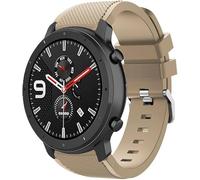 BNBUKLTD 20mm Strap For Reflex Active Series 4 5 6 7 9 10 12 13 14 15 17 23 26 31 42 44 Soft Silicone Sport Band Classic Buckle (Sand)