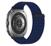 BNBUKLTD 20mm Strap For Samsung Galaxy Watch 7 6 5 4 Fe 40 42 43 44 45 mm Classic Pro Women/Men,Stretchy Sports Solo trail Loop Bands Nylon (Navy)