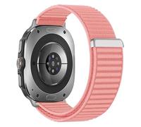 BNBUKLTD 20mm Strap For Samsung Galaxy Watch 7 6 5 4 Fe 40 42 43 44 45 mm Classic Pro Women/Men,Stretchy Sports Solo trail Loop Bands Nylon (Hot Pink)