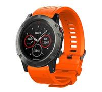 BNBUKLTD 22mm strap For D2 Delta Mach Descent G1 epix (Gen 2) Fenix 5 6 7 8 pro plus e forerunner 745 935 945 955 965 970 Instinct 1 2 3 MARQ quatix 5 6 7 8 Quick Release Silicone Wrist Band (Orange)