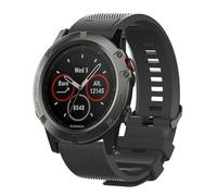 BNBUKLTD 22mm strap For D2 Delta Mach Descent G1 epix (Gen 2) Fenix 5 6 7 8 pro plus e forerunner 745 935 945 955 965 970 Instinct 1 2 3 MARQ quatix 5 6 7 8 Quick Release Silicone Wrist Band (Black)