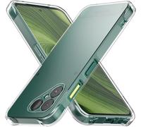 BNBUKLTD Compatible For Fairphone 6 Case Clear Phone Case with Reinforced Corners Bumper Slim Fit Shockproof Flexible TPU Case, Transparent
