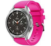 BNBUKLTD Compatible For For Reflex Active Series 4/5/6/7/9/10/12/13/14/15/23/26 Watch Strap Band Strap Silicone Fitness Wrist Smart Watch Band (Hot Pink)
