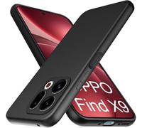BNBUKLTD Compatible For Oppo Find X9/X9 Pro [Slim Thin] [Shockproof] Flexible TPU Soft Skin Silicone Protective Case Cover [ Matte Black Gel ] [ Ultra Slim ] (Oppo Find X9)