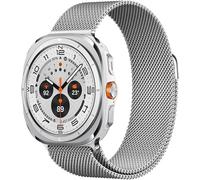 BNBUKLTD Compatible For Samsung Galaxy Watch 8 Classic Ultra 1/2 2024/2025 40 42 44 46 47mm FE 4 5 6 7 Replacement Metal Mesh Band Strap Loop Magnetic (Silver, Galaxy Watch 7/8 Ultra)