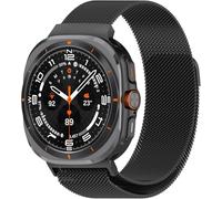 BNBUKLTD Compatible For Samsung Galaxy Watch 8 Classic Ultra 1/2 2024/2025 40 42 44 46 47mm FE 4 5 6 7 Replacement Metal Mesh Band Strap Loop Magnetic (Black, Galaxy Watch 8 40/44/46mm)
