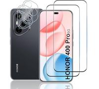 BNBUKLTD Compatible With Honor 400/400 lite / 400 PRO Tempered Glass Screen Protector & Camera Lens Case Protector Glass Cover [Pack of 2 + 2] (Honor 400 Lite)
