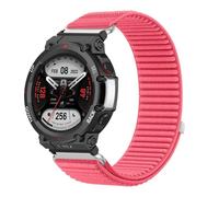 BNBUKLTD Nylon Strap for Watch Strap Band For Garmin Fenix 5 6 7 8 6S Pro 7s 6X Pro 5X Plus Quick Release Stretchy Braided Adjustable Sport Loop trail Loop 20 22 26mm (Hot Pink, Garmin Fenix 5S)