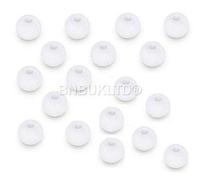 BNBUKLTD® Replacement Sport Ear Gels Earbuds Tips Compatible for Various Headphones Earphone Ear Buds (COLOR: White, Size/QTY: 6 Pairs Large)(*)