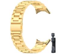 BNBUKLTD Strap For Google Pixel Watch 4 3 2 1 Straps 41mm,45mm Metal Band Wrist Stainless Steel WIth Tool (Gold, Pixel Watch 1/2/3/4 41mm)