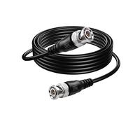 BNC Coaxial Cable, Ultra Low Loss BNC Male to BNC Male Cable 75 Ohm Extension Cable,KANGPING for Video Surveillance Cameras (5M)