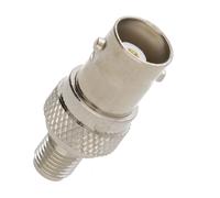 BNC Female Socket to SMA Socket Metal Adapter Converter Coupler for Cable Leads