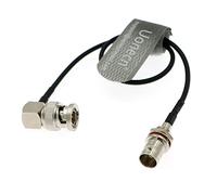 BNC Female straight to BNC Male Right angle SDI Cable for Camera 50 ohm