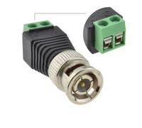 kenable BNC Male Plug CCTV Video Easy Wire Screw Connectors [Single Unit]