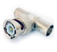 BNC Male Plug to 2 Female Socket Splitter Adapter T Tee Shape CCTV Camera