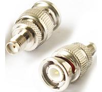 Bnc Male Plug To Sma Socket Adapter Converter Antenna Wifi Router Coaxial Cctv
