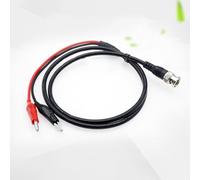 BNC Male to Dual Alligator Clip, Test Hook & 4mm Banana Cable Set for Oscilloscope Signal Testing, High-Purity Oxygen-Free Copper with Secure Metal Clamping