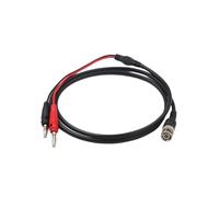 BNC Male to Dual Q9 Signal Test Line with Alligator Clip, Test Hook, and 4mm Banana Plug Cables for Oscilloscope Connection and Probe Power