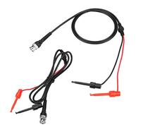 BNC Test Leads Set, BNC Test Leads Set Oscilloscope Probes, BNC Cable Oscilloscope Test Lead Sets, 2Pcs BNC to Dual Testing Hook Probe Oscilloscope Machine Test Lead Coaxial Cables