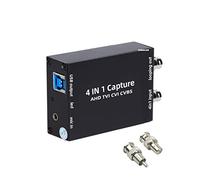 BNC to USB Capture Card USB3.0 Video and Audio Capture Device, Video Converter, Plug'n Go, Up to 60 fps, Compatible with All Systems and Apps (No Driver Required)