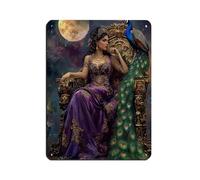 BNCEDJK Greek Goddess of Marriage And Queenship Tin Sign Vintage Metal Pub Club Cafe Bar Home Wall Art Decoration Poster Retro 12x16inch(30x40cm)