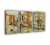 BNCEDJK Venice Canals Canvas Poster Wall Art Print Picture Paintings 16x24inch(40x60cm)
