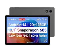 BNCF 10.1 inch Snapdragon 685 Android 14 Tablet, FHD IPS 1920x1200 Resolution 60Hz Reflex Bpad 10 Pro with Widevine L1, 20GB+128GB(1TB TF), 5MP+5MP Camera, 4G LTE+2.4G/5G Wifi+BT5.0+GPS, 6500mAh
