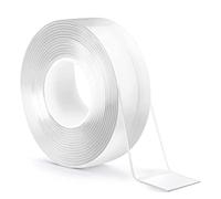 BNCHI 2CM*1MM*1M Nano Double Sided Tape Heavy Duty, Removable Transparent Strong Sticky Adhesive Mounting Tape for Carpet, Photos, Wall