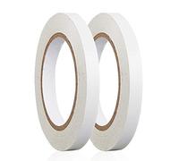 BNCHI Double Sided Sticky Tape, 2 Rolls 0.6" x 30 Yards Tape for Crafts, DIY, Photos, Wallpaper, Scrapbooking, Sewing, Handwork, Decorations, Rubber Stamps, Card, Boxes, Wrapping